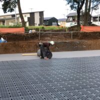 茨城県つくば市　萱丸公園貯留槽設置工事